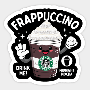 Midnight Mocha Blended Beverage for Coffee lovers Sticker